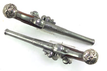 Load image into Gallery viewer, Flintlock Queen Anne Cannon Barrel Holster Pistols, fine pair. SN 8915