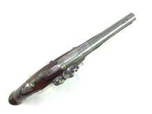 Load image into Gallery viewer, Flintlock Silver Mounted Holster Pistol by Barbar. SN 8693