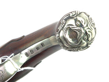 Load image into Gallery viewer, Silver Mounted Holster Pistol by Heylin. SN 8694