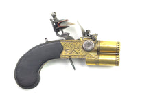 Load image into Gallery viewer, Double Barrelled Flintlock Tap Action Muff Pistols by Durs Egg, fine, rare pair. SN 8904
