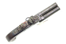 Load image into Gallery viewer, Flintlock Tap Action Pistol by Bunney, Rare Three Barrel. SN 8850