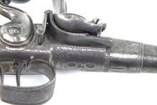 Load image into Gallery viewer, Queen Anne Silver Mounted Flintlock Toby Pistol by C. Pickfatt, fine, rare. SN 8979