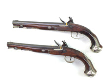 Load image into Gallery viewer, Flintlock Transitional Duelling Pistols by Jover and Son, Very Fine. SN 8762