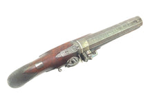 Load image into Gallery viewer, Flintlock Travelling Pistol by H.W. Mortimer London 24 Bore, fine. SN 9033