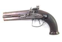 Load image into Gallery viewer, Flintlock Over & Under Travelling Pistol by J. Egg 20 Bore, fine. SN 8997
