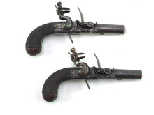 Load image into Gallery viewer, Flintlock Side Action Travelling Pistols by H.W.Mortimer & Co. SN 8683