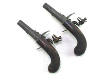 Load image into Gallery viewer, Flintlock Side Action Travelling Pistols by H.W.Mortimer & Co. SN 8683