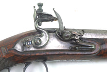 Load image into Gallery viewer, Flintlock Officers Duelling Pistols by John Bass, good pair. SN X2074
