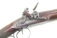 Load image into Gallery viewer, Double Barrelled Flintlock 15 Bore Sporting Gun by Theophilus Richards, very fine. SN X2054