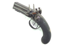 Load image into Gallery viewer, Four Barrel Flintlock Volley Pistol by W. Smith, very rare. SN 8897