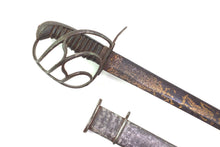 Load image into Gallery viewer, Heavy Cavalry Officers Transitional Sword 1788/96, rare. SN 8968