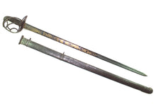 Load image into Gallery viewer, Heavy Cavalry Officers Transitional Sword 1788/96, rare. SN 8968
