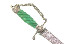 Load image into Gallery viewer, English Silver Mounted Hunting Hanger by William Kinman, fine. SN 8899