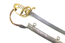 Load image into Gallery viewer, Lancer Officers Sword by Prosser. SN 8902
