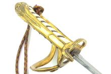 Load image into Gallery viewer, Lancer Officers Sword by Prosser. SN 8902