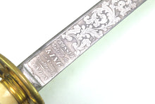 Load image into Gallery viewer, Lancer Officers Sword by Prosser. SN 8902