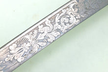 Load image into Gallery viewer, Lancer Officers Sword by Prosser. SN 8902
