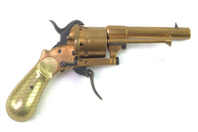 Load image into Gallery viewer, Bronze Lefaucheux Pinfire Cased Revolver, very decorative. SN 8803