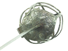 Load image into Gallery viewer, English Mortuary Hilted Backsword marked Andrea Ferara. SN 8743