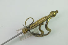 Load image into Gallery viewer, Brass Hilted French Naval Hanger. SN 8784