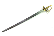 Load image into Gallery viewer, Brass Hilted French Naval Hanger. SN 8784