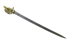 Load image into Gallery viewer, Brass Hilted French Naval Hanger. SN 8784