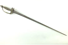 Load image into Gallery viewer, Officers Silver Hilted Small Sword by William Kinman, very fine. SN 8884