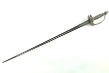 Load image into Gallery viewer, Officers Silver Hilted Small Sword by William Kinman, very fine. SN 8884