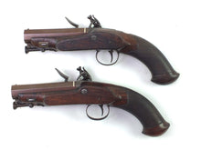 Load image into Gallery viewer, Pair of Flintlock Officers Pistols by Thomas J. Mortimer. SN 8761