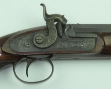 Load image into Gallery viewer, A Surrey Yeomanry Presentation Percussion Cavalry Officer’s Pistol by Gameson. SN 8591