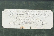 Load image into Gallery viewer, Percussion Double Barrelled Box Lock Travelling Pistol, 52 Bore, Cased. SN 910