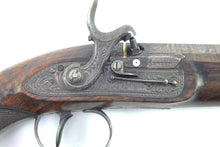 Load image into Gallery viewer, Percussion Duelling Pistol by Baker & Son, fine early example. SN 8878