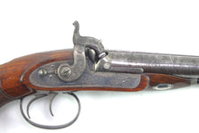 Load image into Gallery viewer, Double Barrelled Percussion Howdah Pistol by Charles Jones, very fine. SN 8927