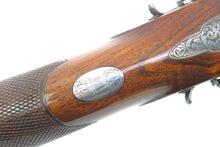 Load image into Gallery viewer, Double Barrelled Percussion Howdah Pistol by Charles Jones, very fine. SN 8927