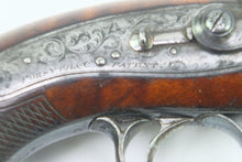 Load image into Gallery viewer, Percussion Officers Duelling Pistols by Forsyth & Co., fine, rare cased pair. SN 8903