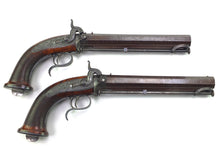 Load image into Gallery viewer, Percussion Officers Duelling Pistols by Forsyth & Co., fine, rare cased pair. SN 8903