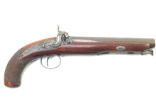 Load image into Gallery viewer, Percussion Officers Pistols by Purdey, very rare cased pair. SN 8894