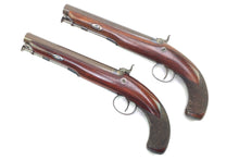 Load image into Gallery viewer, Percussion Officers Pistols by Purdey, very rare cased pair. SN 8894