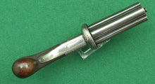 Load image into Gallery viewer, A Rare Four Barrelled, Hand Rotated Percussion Pepperbox by John Dickson of Edinburgh. SN 8484