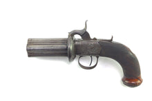 Load image into Gallery viewer, Percussion Pepperbox Pistol, Five Barrel by Osbourn & Jackson, rare. SN 8933