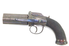 Load image into Gallery viewer, Percussion Pepperbox Revolver by J Purdey London, rare, cased. SN 8975