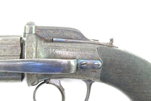 Load image into Gallery viewer, Percussion Pepperbox Revolver by J Purdey London, rare, cased. SN 8975