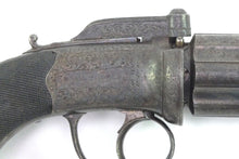 Load image into Gallery viewer, Percussion Pepperbox Revolver by J Purdey London, rare, cased. SN 8975