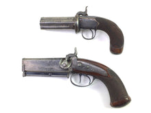 Load image into Gallery viewer, Brace Percussion Pistols Wilkinson over under pistol five shot 96 bore pepperbox revolver. SN 8713