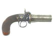 Load image into Gallery viewer, Brace Percussion Pistols Wilkinson over under pistol five shot 96 bore pepperbox revolver. SN 8713