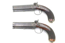 Load image into Gallery viewer, Over & Under Percussion Pistols by William Powell for Isambard Kingdom Brunel. SN 9018