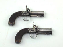 Load image into Gallery viewer, Forsyth & Co Percussion Pocket Pistols, a rare cased pair. SN 8745