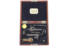 Load image into Gallery viewer, Percussion Pocket Pistols, a Fine & Attractive Cased Pair. SN 8852