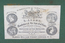 Load image into Gallery viewer, Beaumont Adams Percussion Revolver 54 Bore, superb cased example.  SN X2016