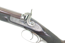 Load image into Gallery viewer, Percussion Rifle by Lancaster Double Barrelled Oval Bore, very fine. SN X2053
